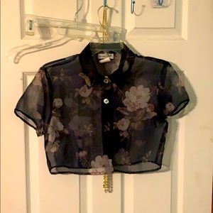 Floral crop top
